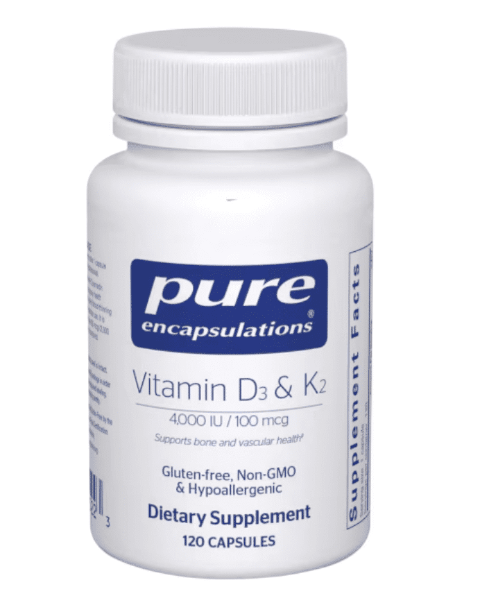 Vitamin D3 + K2 – Bone, Immune & Mood Support